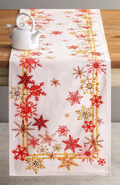 Maison d' Hermine Table Runner 100% Cotton 14.50" x 108" | Table Runners 108 - Image 9