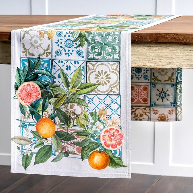 Maison d' Hermine Table Runner 100% Cotton 14.50" x 108" | Table Runners 108 - Image 8
