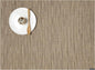Chilewich Bamboo Placemats Set of 4 - Woven Rectangle Placemats - Reusable, Stain-Resistant, Indoor/Outdoor Tabletop Protection - 19" x 14" - Camel