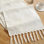 Rustic Boho Table Runner, Farmhouse Table Runners 90 Inches Long by Cenebonxy
