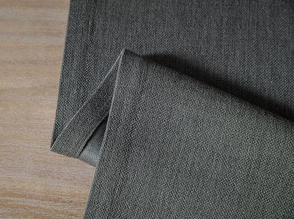 Burlap Style Farmhouse Table Runner, 14x90 Inches Graphite Grey | Thick Durable - Image 7