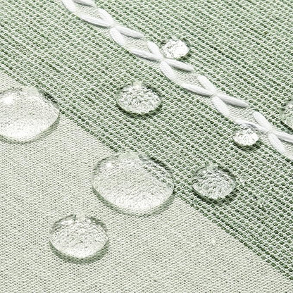 ZeeMart Contrast Linen Round Tablecloth 52 Inch Green, Farmhouse Style Round Table Cloth Heavy Weight Sage Green Tablecloths, Water Resistant Burlap Table Cloths