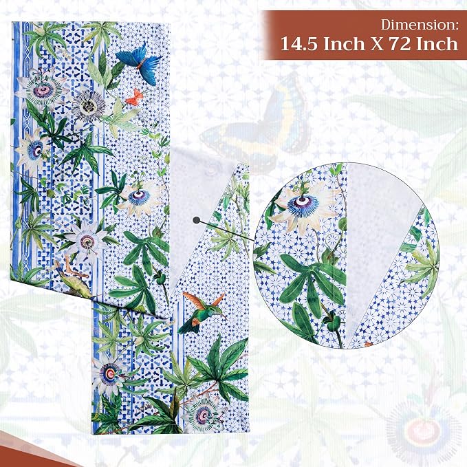 Maison d' Hermine Table Runner 100% Cotton 14.50" x 72" | Table Runners 72 - Image 4