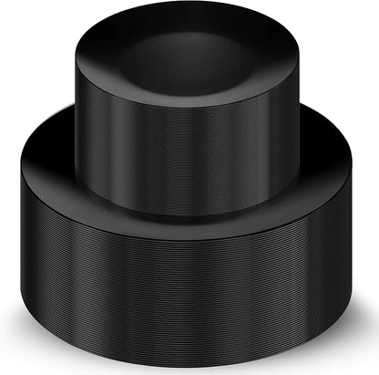 100 Black Plastic Plates Set, Elegant Fancy Heavy Duty by Munfix
