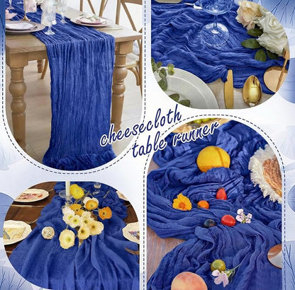 20 Packs Cheesecloth Table Runner 10FT Long Boho Gauze Fabric Table Runner - Image 5