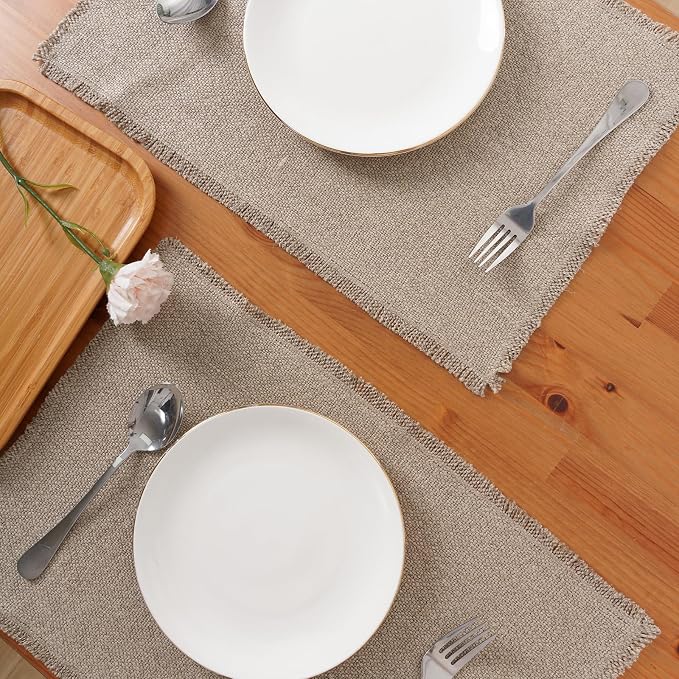 100% Pure Linen Placemats Set of 4 - Image 2