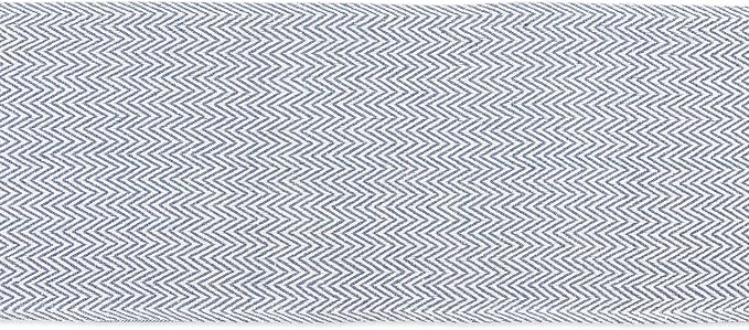 DII Woven Basic Tabletop Collection Chevron Table Runner, French Blue - Image 3