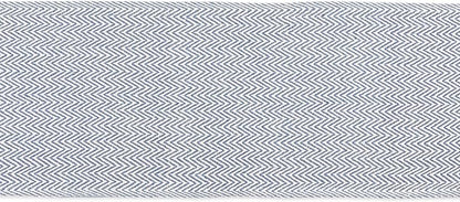 DII Woven Basic Tabletop Collection Chevron Table Runner, French Blue - Image 3