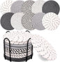 10 Pcs Round Cotton Coasters by Mckanti