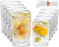10Pcs Vintage Drinking Glasses by Lvtrupc