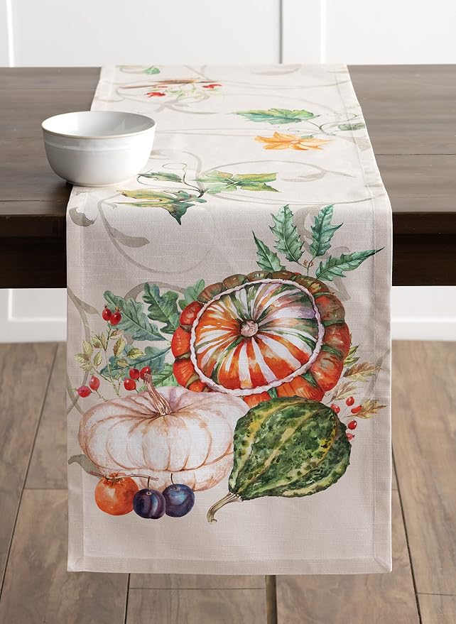 Maison d' Hermine Table Runner 100% Cotton 14.50" x 72" | Table Runners 72 - Image 9