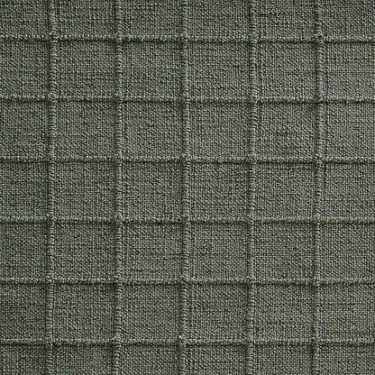 Artisanal Grid Linen Table Runner, 13x72 Inches Army Green | Heavy Textured - Image 7