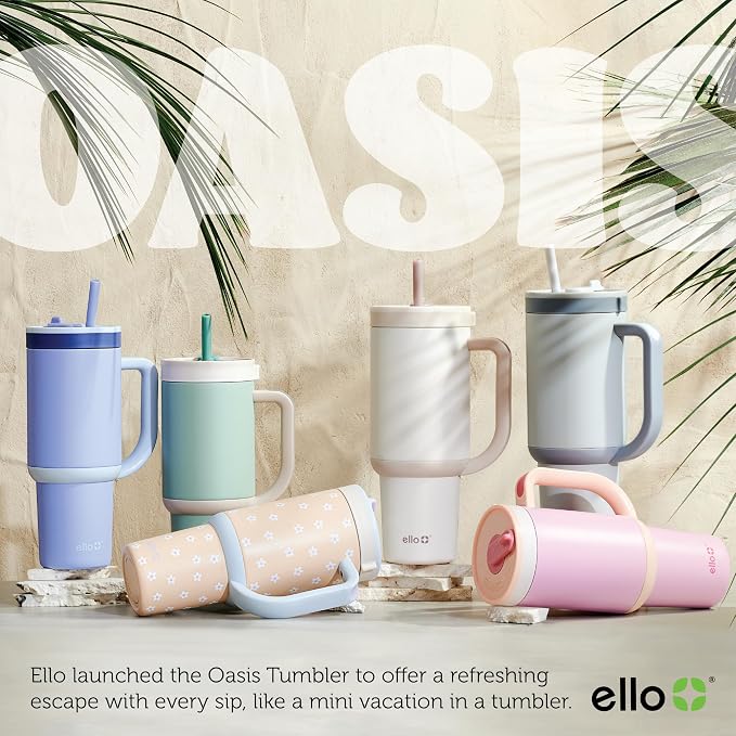 Ello Oasis 30oz Insulated Stainless Steel Tumbler - Image 9