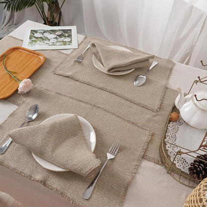 100% Pure Linen Placemats Set of 4 - Image 4