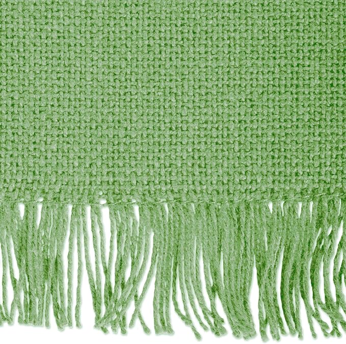DII Everyday Collection, Fringed Solid Tabletop, Table Runner - Image 3