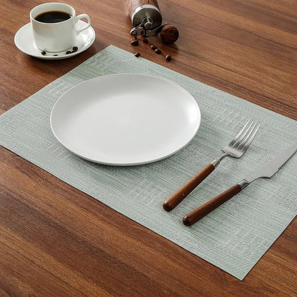Leetaltree Mint Cream Placemats Set of 6 - Image 7