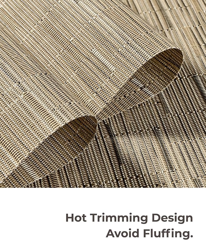 Leetaltree Light Brown Placemats Set of 24 - Image 3