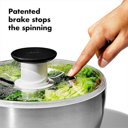 OXO Steel Salad Spinner - Image 5