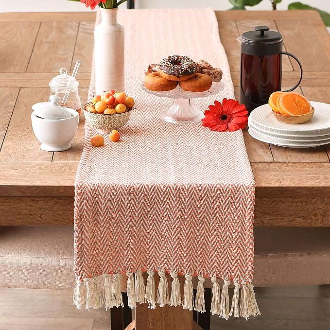DII Woven Basic Tabletop Collection, Chevron Table Runner - Image 4