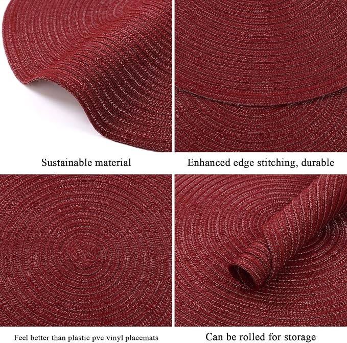 SHACOS Round Placemats Set of 12 - Image 9