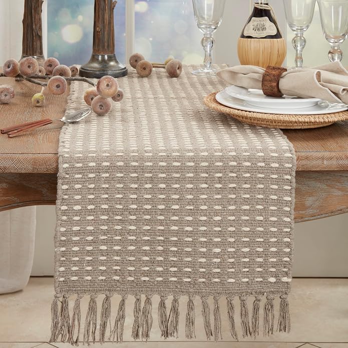 Saro Lifestyle Textured Wooden Bead - Image 3