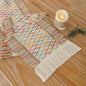 Keketoarrange Boho Macrame Table Runner 12x36 Inch | Woven Burlap Rustic Runner by KEKETOARRANGE