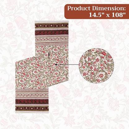 Maison d' Hermine Table Runner 100% Cotton 14.50" x 108" | Table Runners 108 - Image 7