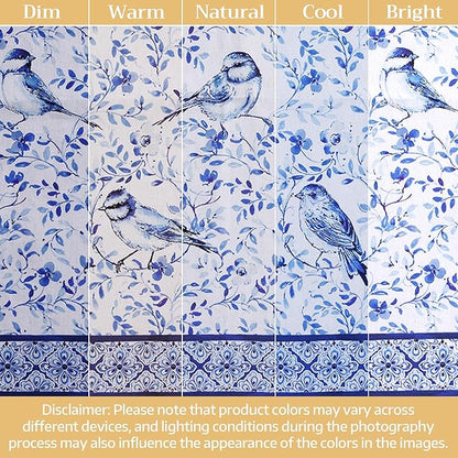 Maison d' Hermine Cloth Napkins Set of 4 100% Cotton Everyday Reusable Square Napkins Cloth Washable Dinner Party Wedding Restaurant Valentines Day Decorations Spring/Summer (Dutch Base, 18" x 18")