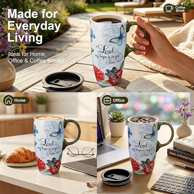 Topadorn 17oz Ceramic Travel Mug - Image 4