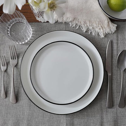 Famiware Saturn Dinnerware Sets, Ceramic Plates and Bowls - Image 3