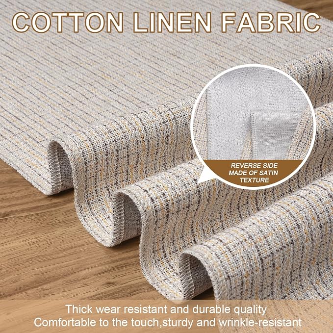 Woven Table Runner 48 Inch, Boho Farmhouse Dresser Runner - Image 2