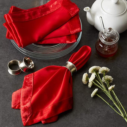 DII Velvet Collection Tabletop, Napkin Set - Image 5