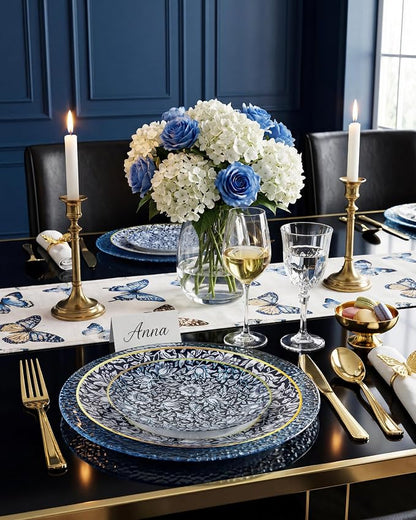 Blue Plastic Plates, anniversaries, or party. - Image 8