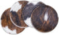 RODEO Handmade Leather Cowhide Coasters by RODEO