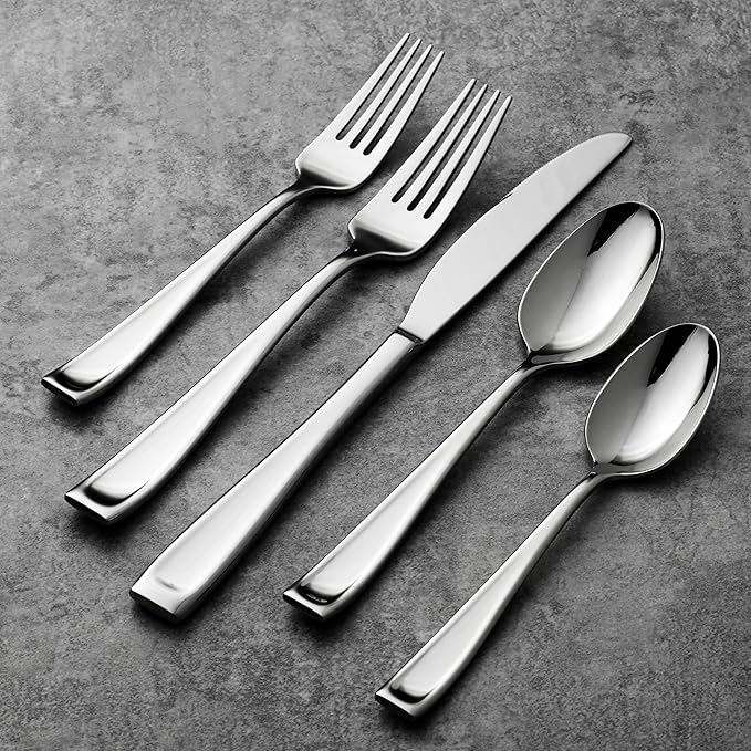 Oneida Moda Dinner Forks Silverware Set - Image 5