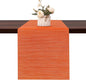 Table Runner 72 Inches Long, Vinyl Woven Heatproof Table Runners | Washable by Banchif