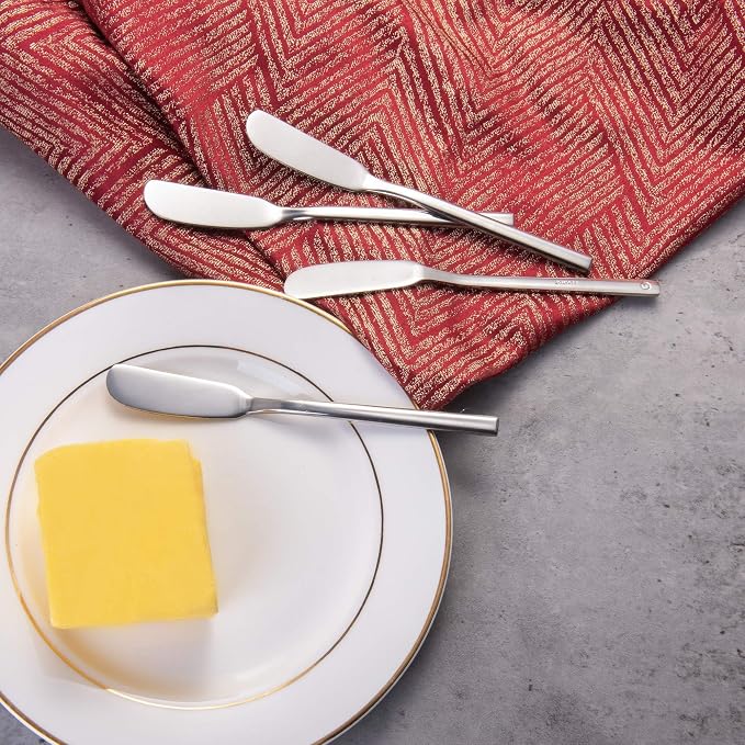 IMEEA Butter Knife Stainless Steel Butter Knife Spreader 6.5-Inch Cheese - Image 4