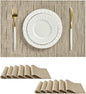 Leetaltree Light Brown Placemats Set of 24 by Leetaltree-ArtatEveryTable