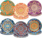 AnyDesign Boho Paper Plates Disposable Plates Vintage Bohemian Style Dessert by AnyDesign