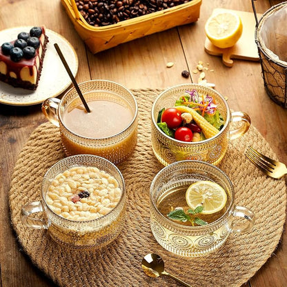 WHJY Vintage Glass Coffee Mugs - Image 7