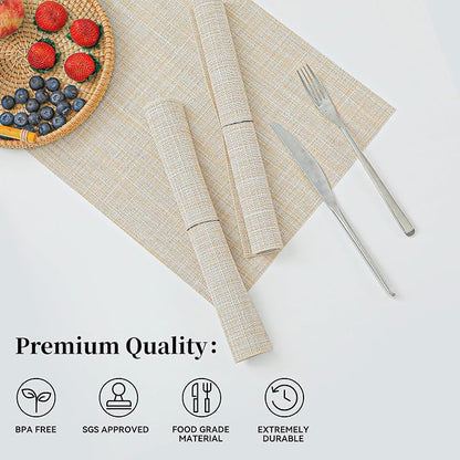 Leetaltree Beige Placemats Set of 20 - Image 2