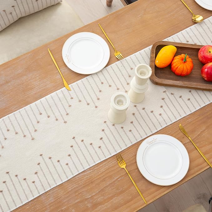 Table Runner 72 Inches Long, Boho Style - Image 4