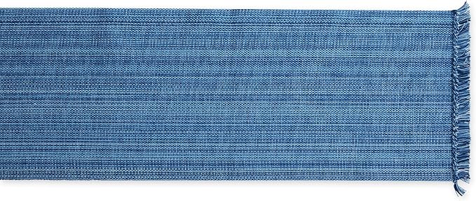 DII Variegated Tabletop Collection, Table Runner, Nautical Blue - Image 2