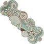 Coastal Beaded Table Runner, glass beads, polyester backing, coastal animal by CLEENTABLE