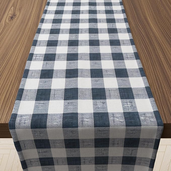 Gingham Table Runner by OHOME