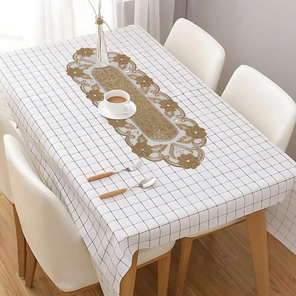 Elegant 36" Gold Beaded Table Runner – Handmade Decorative Beads Runner - Image 6