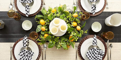 DII PVC Tabletop Collection Woven Indoor/Outdoor, Table Runner - Image 6