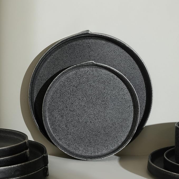 Stone Lain Bao 4-Piece Salad Plate Set Stoneware - Image 7