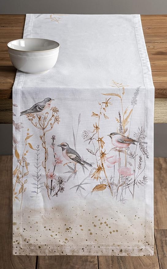Maison d' Hermine Table Runner 100% Cotton 14.50" x 108" | Table Runners 108 - Image 9