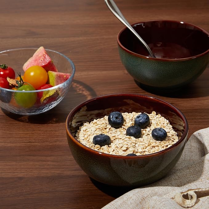 5.5" Cereal Bowls & Dessert Bowls Set of 6-22 Oz Small Bowls - Image 5